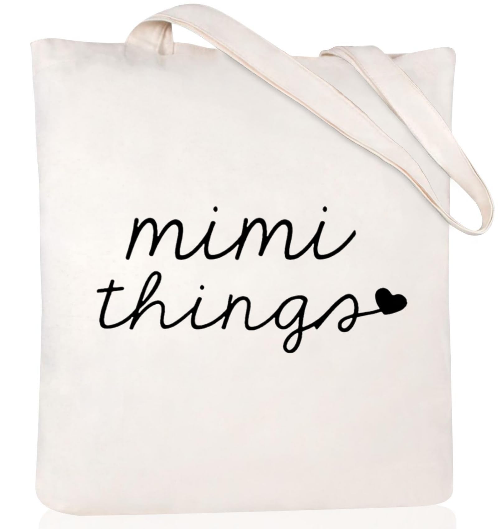 Andeiltech Canvas Tote Bag for Women, Aesthetic Travel Tote Bag Shoulder Reusable Grocery Bags Mom Birthday Gift