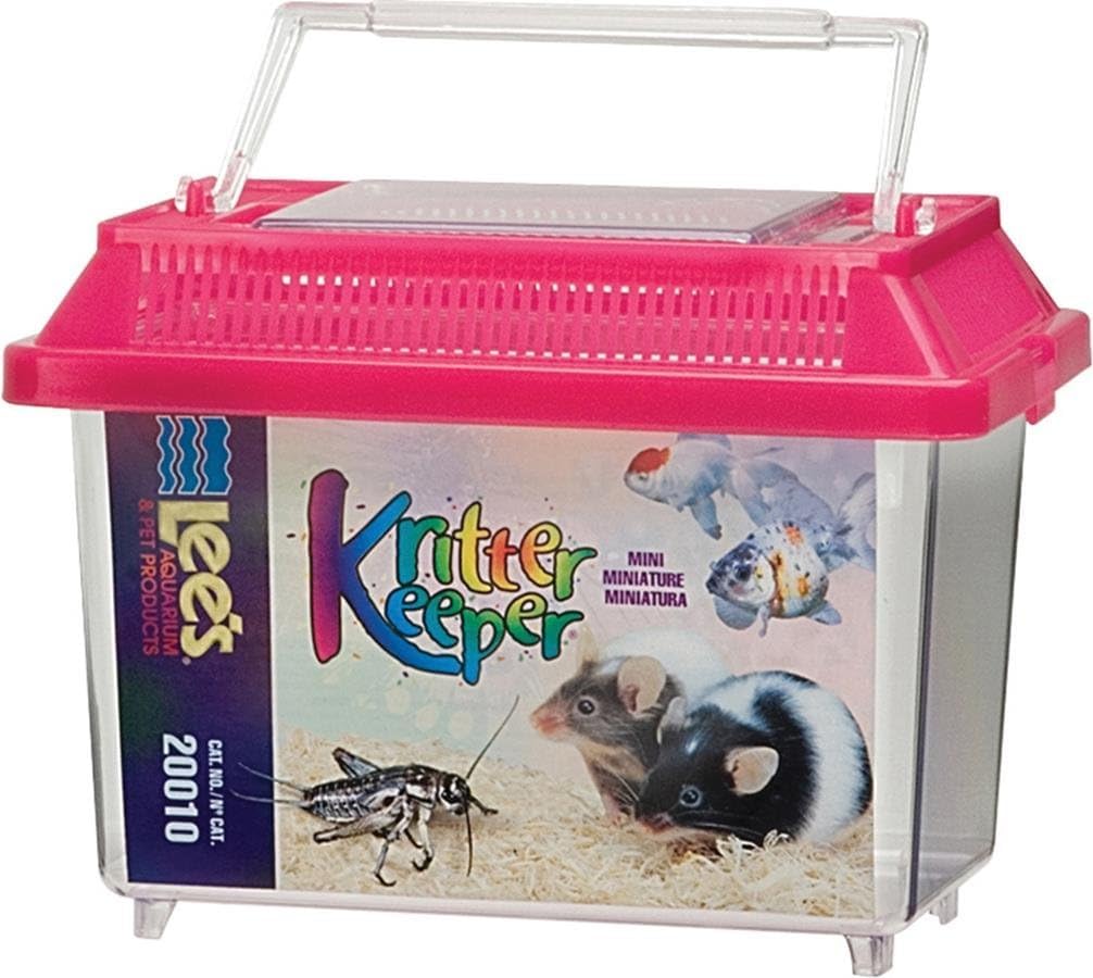 Lee's Rectangular Kritter Keeper Mini with Vented Lid Comes in Assorted Colors