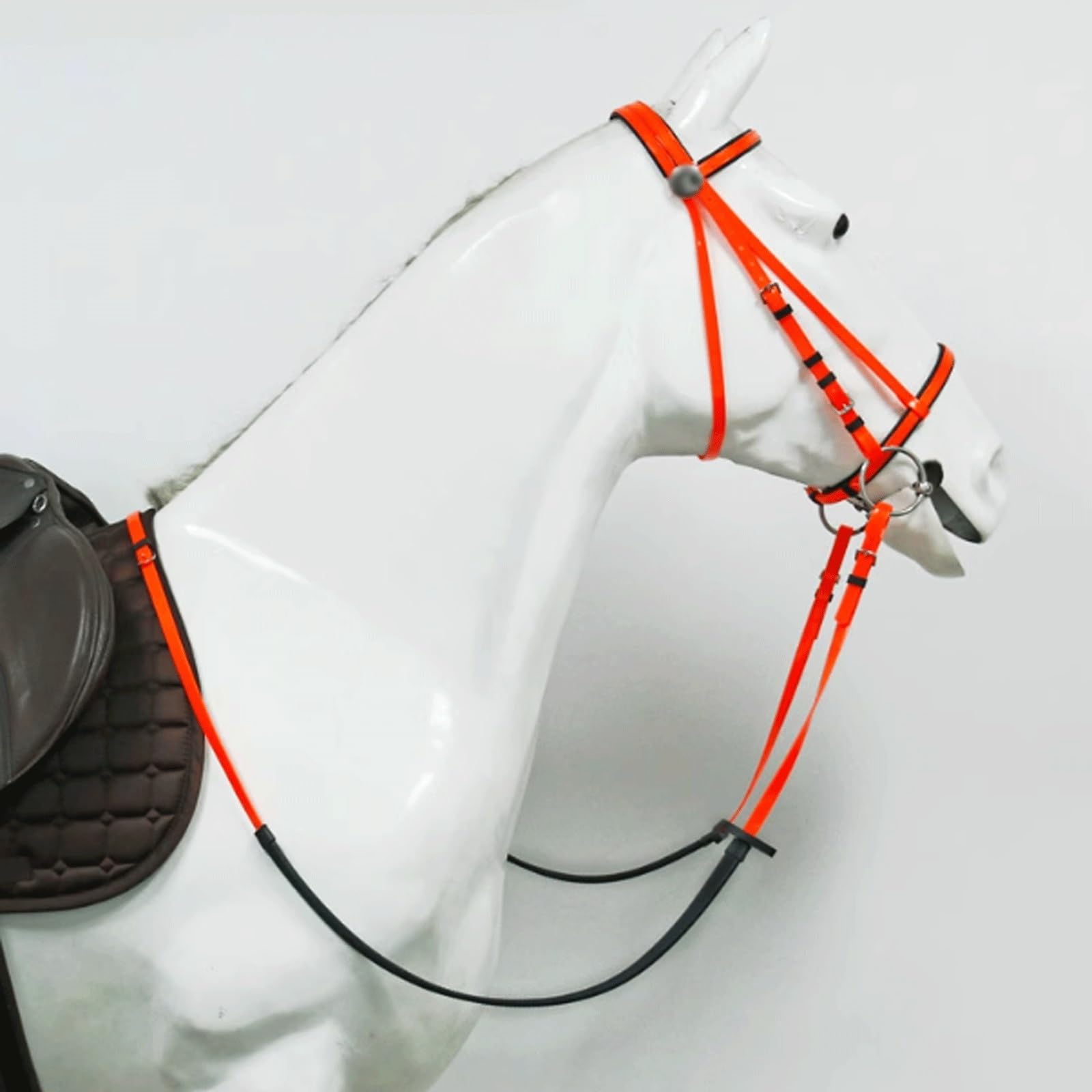Lot De Brides Anatomiques Pour Cheval - Taille Adulte - Cuir - Occasion