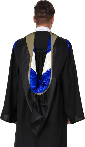 GraduationMall Graduation Hood for Master Degree Deluxe Academic Hood for Business and Management College Degrees