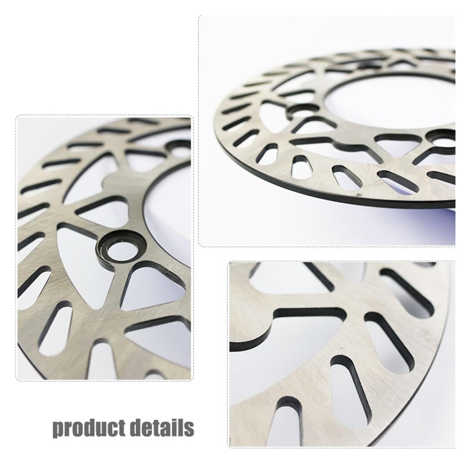 Disco freno flottante Motociclo 190mm 4 Fori Disco Freno Piastra Rotore Pastiglia Per Scooter Pit