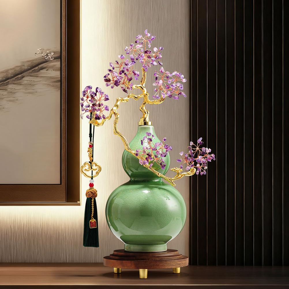Lucky Wu Lou Gurda Statua Feng Shui Ceramiczna ozdoba dekoracyjna do domu i biura Tradycyjna chińska figurka amuletu symbolizująca ochronę dobrobytu i pozytywną energię,Yellow