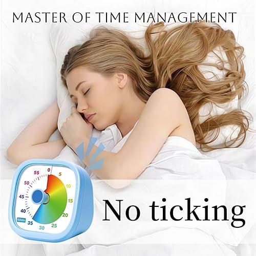 Miniatura 2 de Temporizador visual para niños, temporizador de cuenta regresiva de 60 minutos para cocina, oficina, aula, hogar, estudio, recordatorio de tareas,