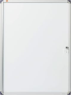 Nobo Magnetic Interior Display Cabinet 9xA4 – Ultra-Flat (25mm) & Secure (Keys) – Swing Door| Pro Display | Official (Town Hall, Office, School) - 1902282