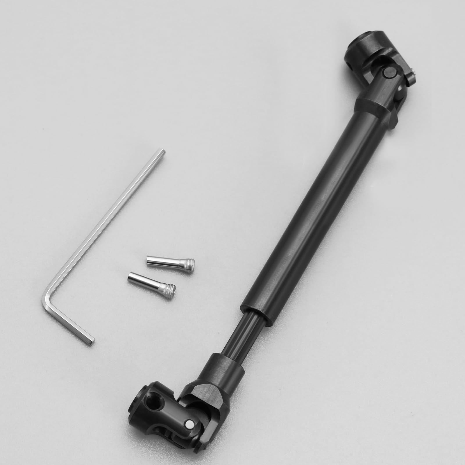 Albero Di Trasmissione In Metallo Da 129-179 Mm Albero Di Trasmissione Con Scanalatura Interna In Metallo Per Auto Cingolata 1/10 RC Compatibile Con Axial SCX10 90046 AXI03007 T R X 4