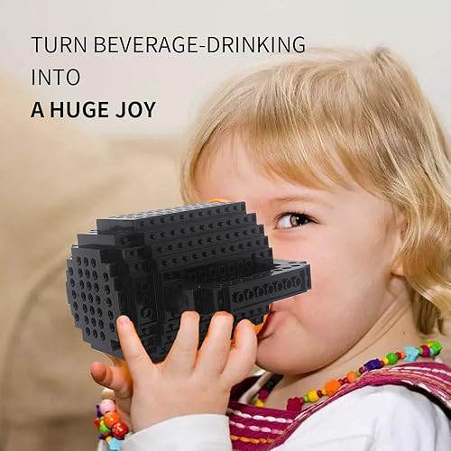 Miniatura 6 de Build-on Brick Taza de café para construir con bloques, divertida, diseño de ladrillo, diseño creativo para niños, hombres, mujeres, Navidad,