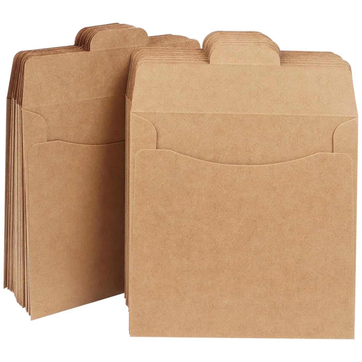 1 Jeu Pochettes pour CD en Papier Kraft Pochettes pour CD 50 pièces