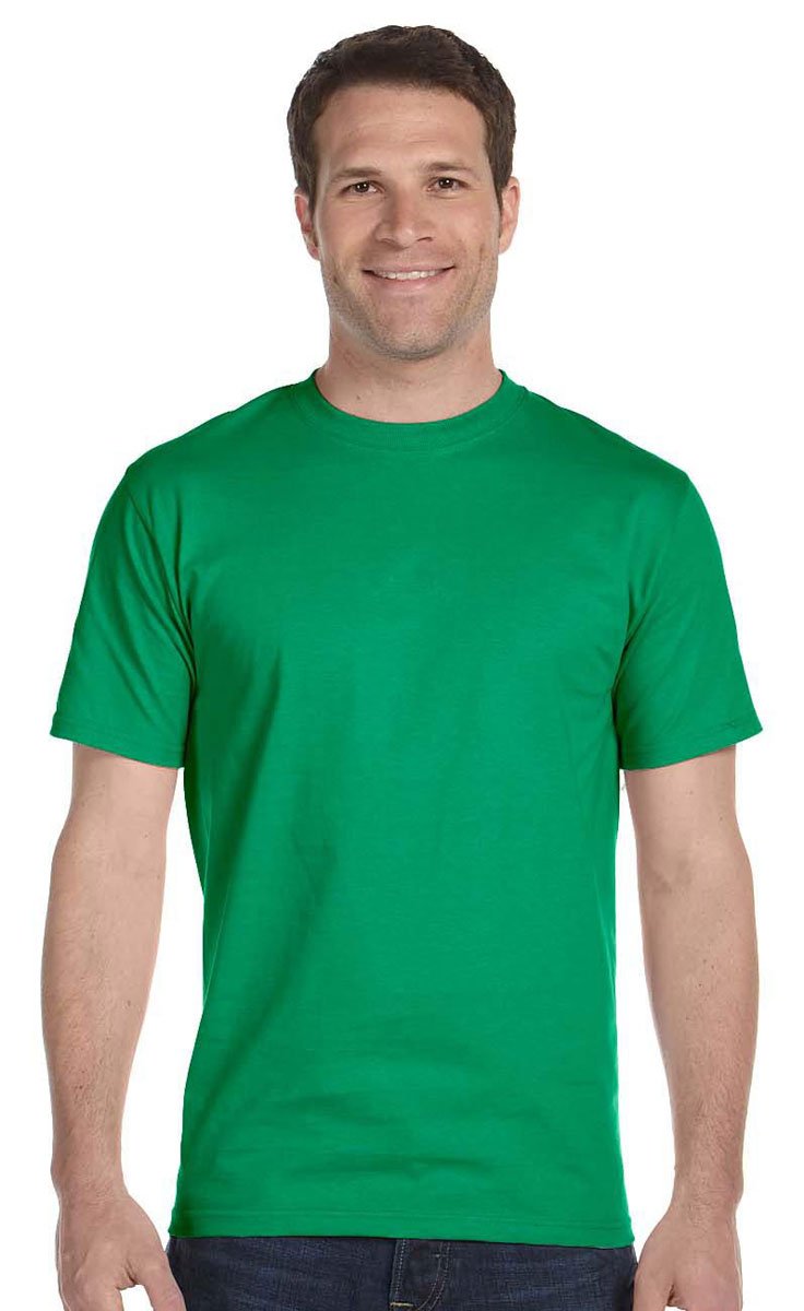 Hanes Unisex Kelly Green Beefy-T Men`S Short-Sleeve T-Shirt - Large