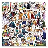 50pcs Encanto Movie Stickers for Kids, Cool Waterproof Vinyl Decal for Teen Adult Boy Laptop, Travel Case, Phone, Bike, Water Bottle, Guitar, Computer, Skateboard (Green)