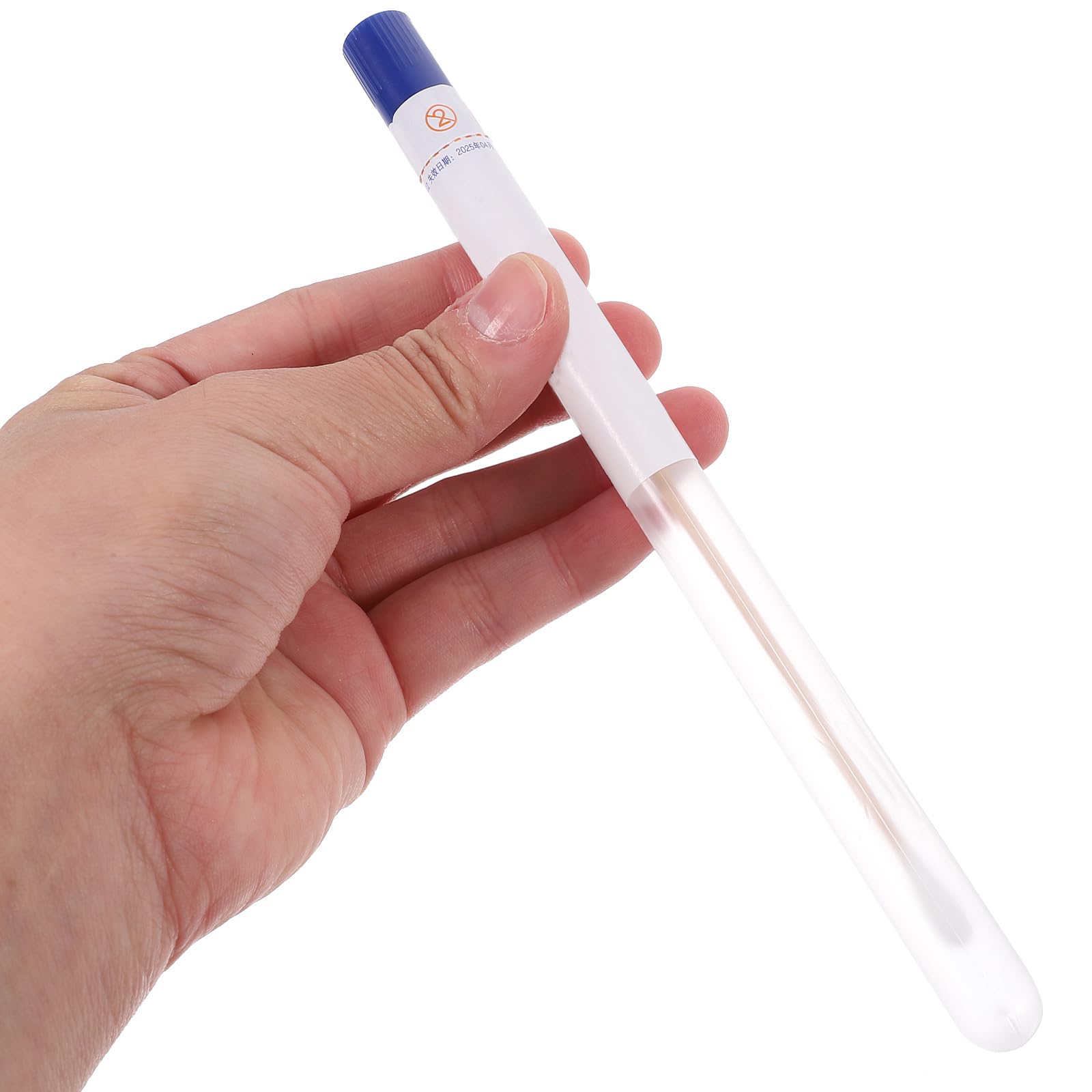 iplusmile Abstrichtupfer Steril mit Röhrchen 150 Stück, Einzeln Verpackte Abstrichstäbchen für Proben, 18 cm Tupfer zur Oberflächenprüfung