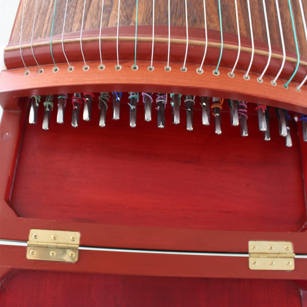YXSH Lan Guzheng drzewo sandałowe grawerowanie styl profesjonalna gra Guzheng odpowiedni dla początkujących