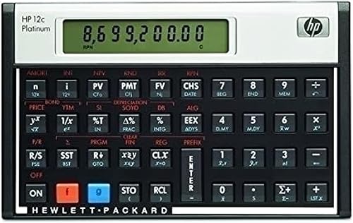 Hewlett-Packard 12C 12c Calculadora financiera LCD de 10 dígitos