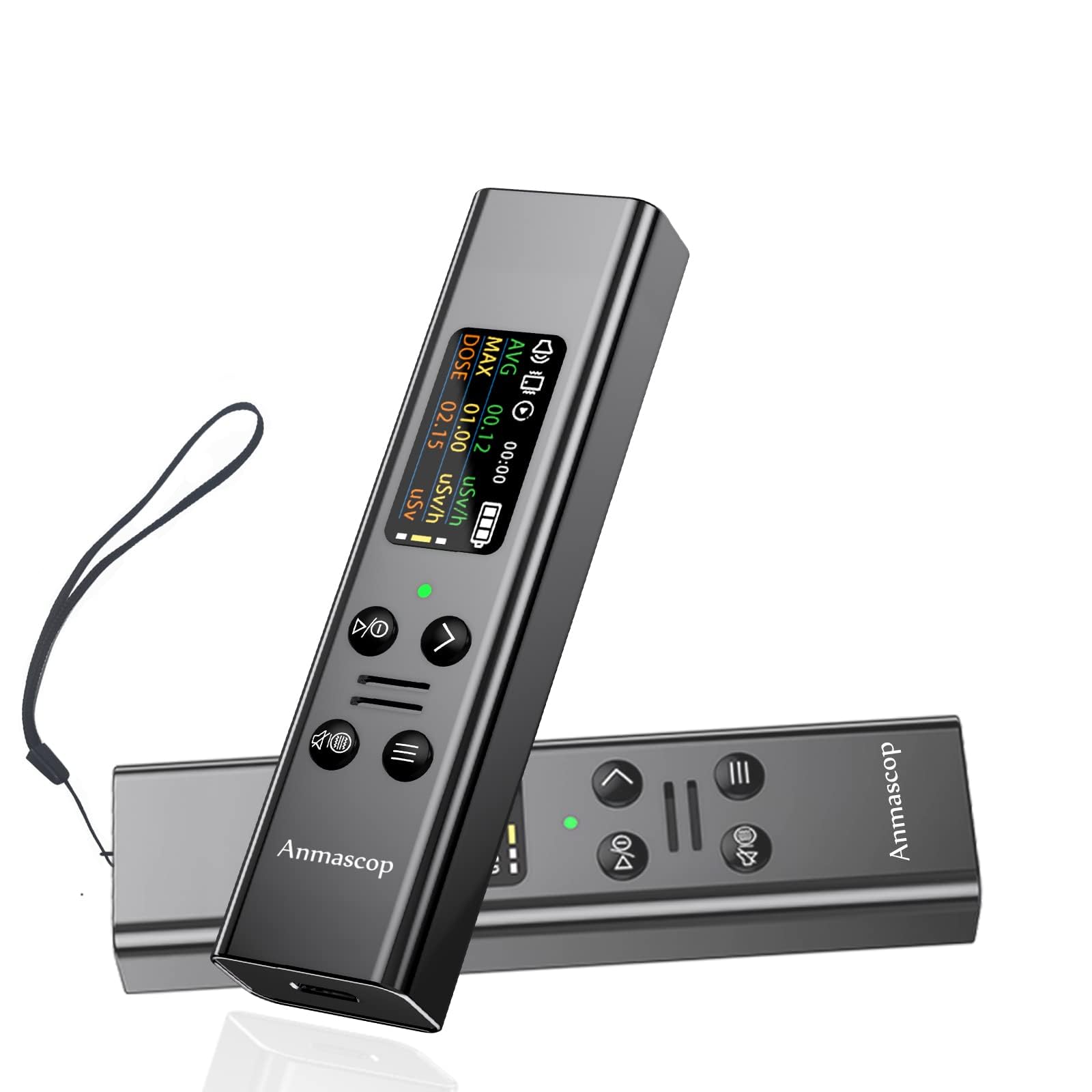 KASTWAVE Geiger Counter Nuclear Radiation Detector, High Accuracy Beta Gamma X-ray Nuclear Radiation Dosimeter,Handheld Radiation Dosimeter,Digital Radioactive Tester with Sound Light Alarm