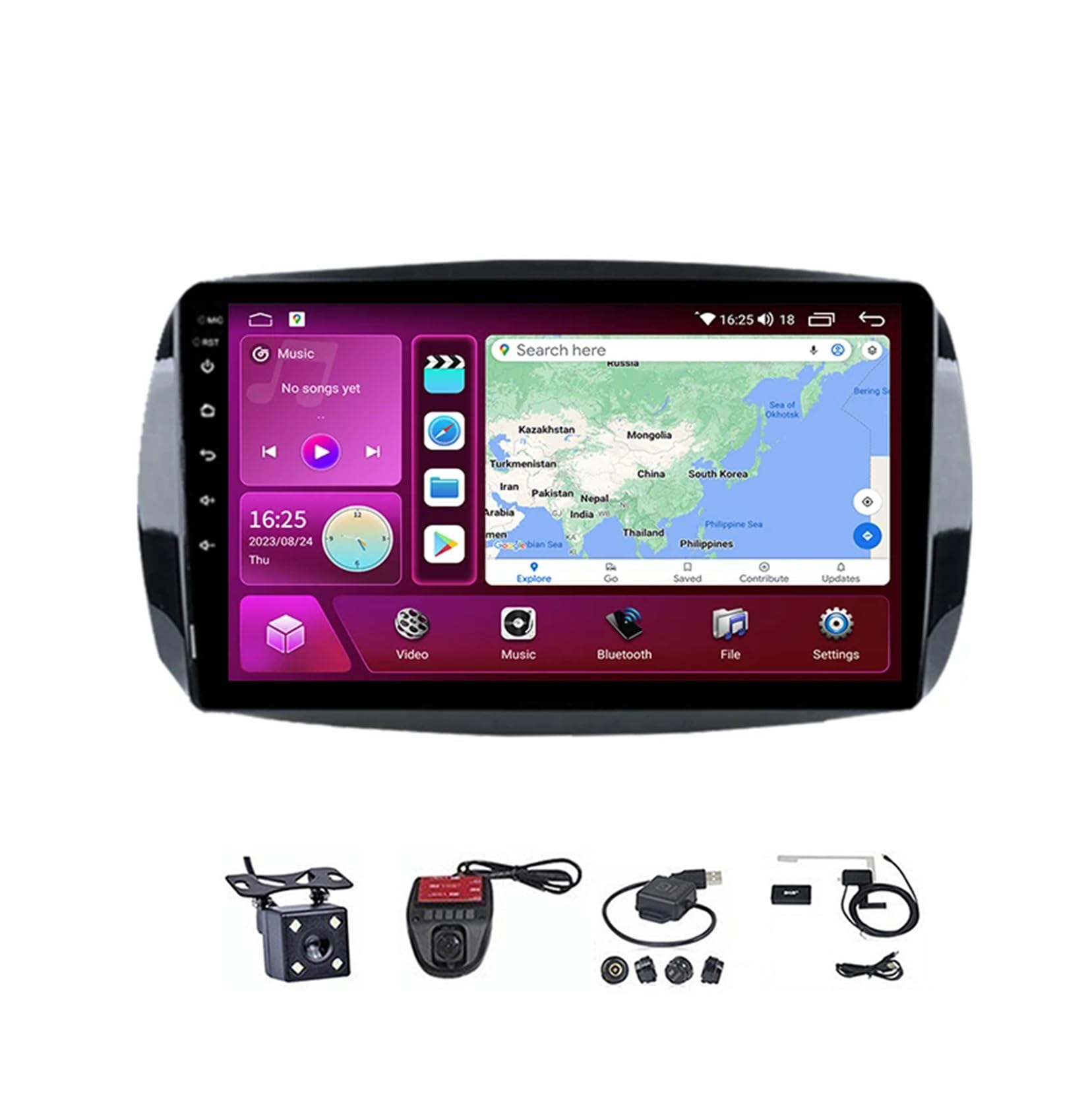 Autoradio Android Tactile Smart 453 Fortwo pour des trajets urbains connectés