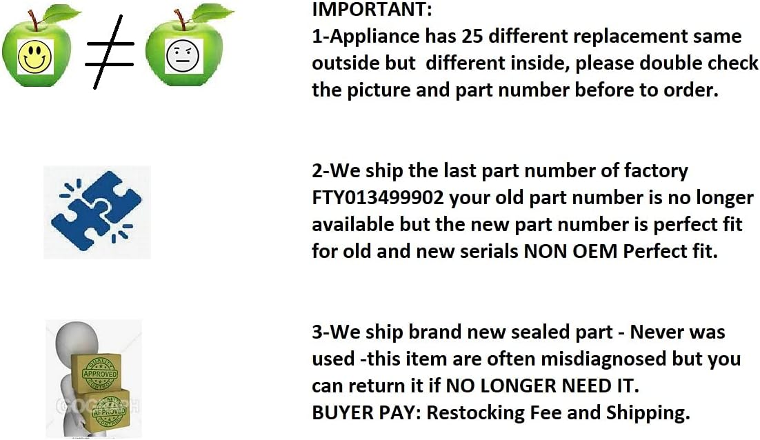ReplacementParts - W10185988 Dryer Timer Cycle Control EAP11731364-W10185988