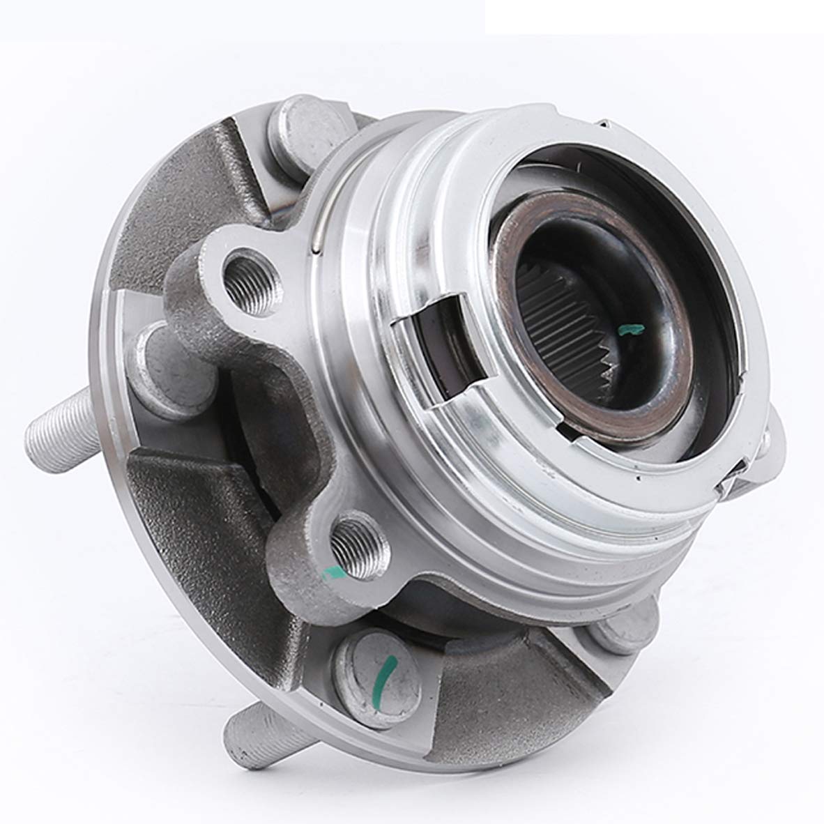 FKG 513310 Front Wheel Bearing Hub Assembly fit for 2003-2007 Nissan Murano, 2004-2009 Nissan Quest, 5 Lugs Set of 2