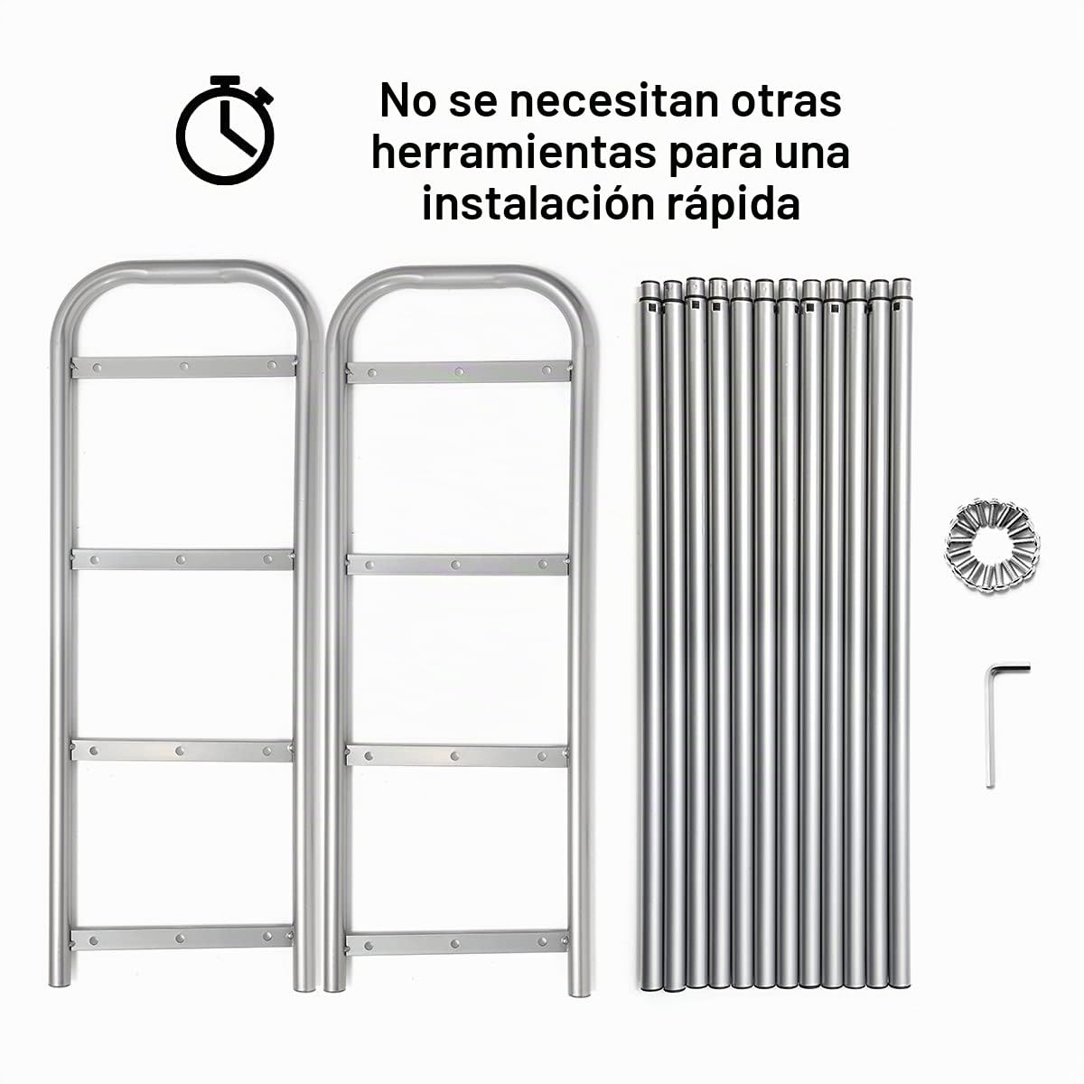 Zapatero de 4 Niveles Extensible Estable Metálico Zapateros Estanteria Resistente y Duradero para 20+ Pares de Zapatos (60-100) x 22,5 x 61,5 cm