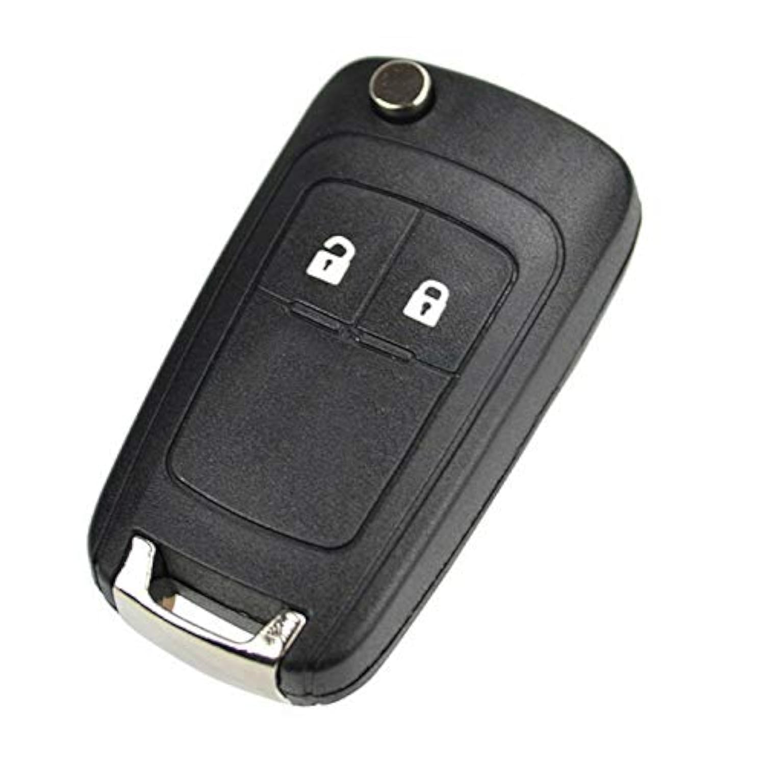 Flip Folding Remote Car Key Fob Cover Case Shell For Chevy Camaro Cruze Chevy Equinox Sonic Terrain 2 3 4 Button HU100 Blade (2 button)