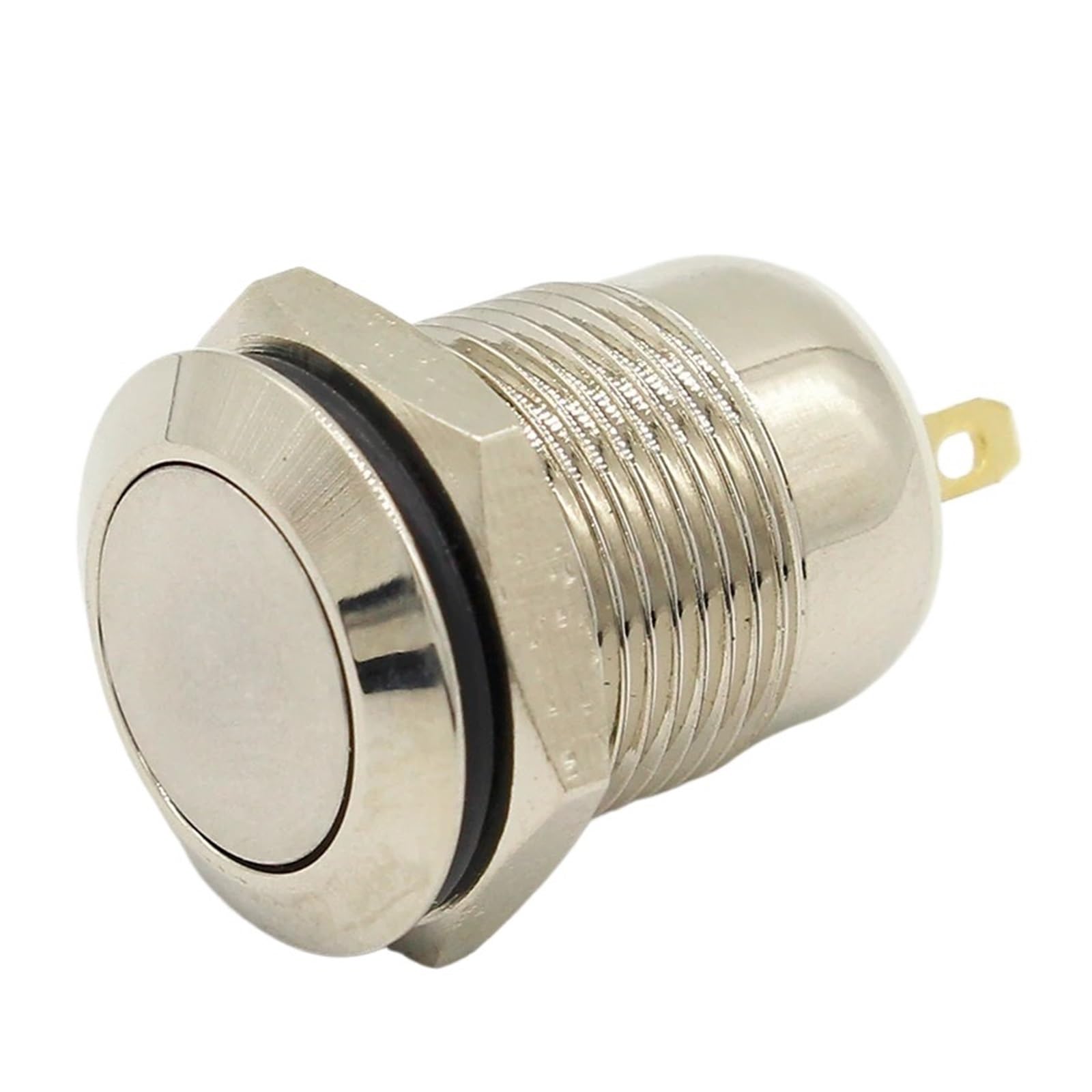 Bouton-poussoir momentané 12mm étanche à réinitialisation auto - 6