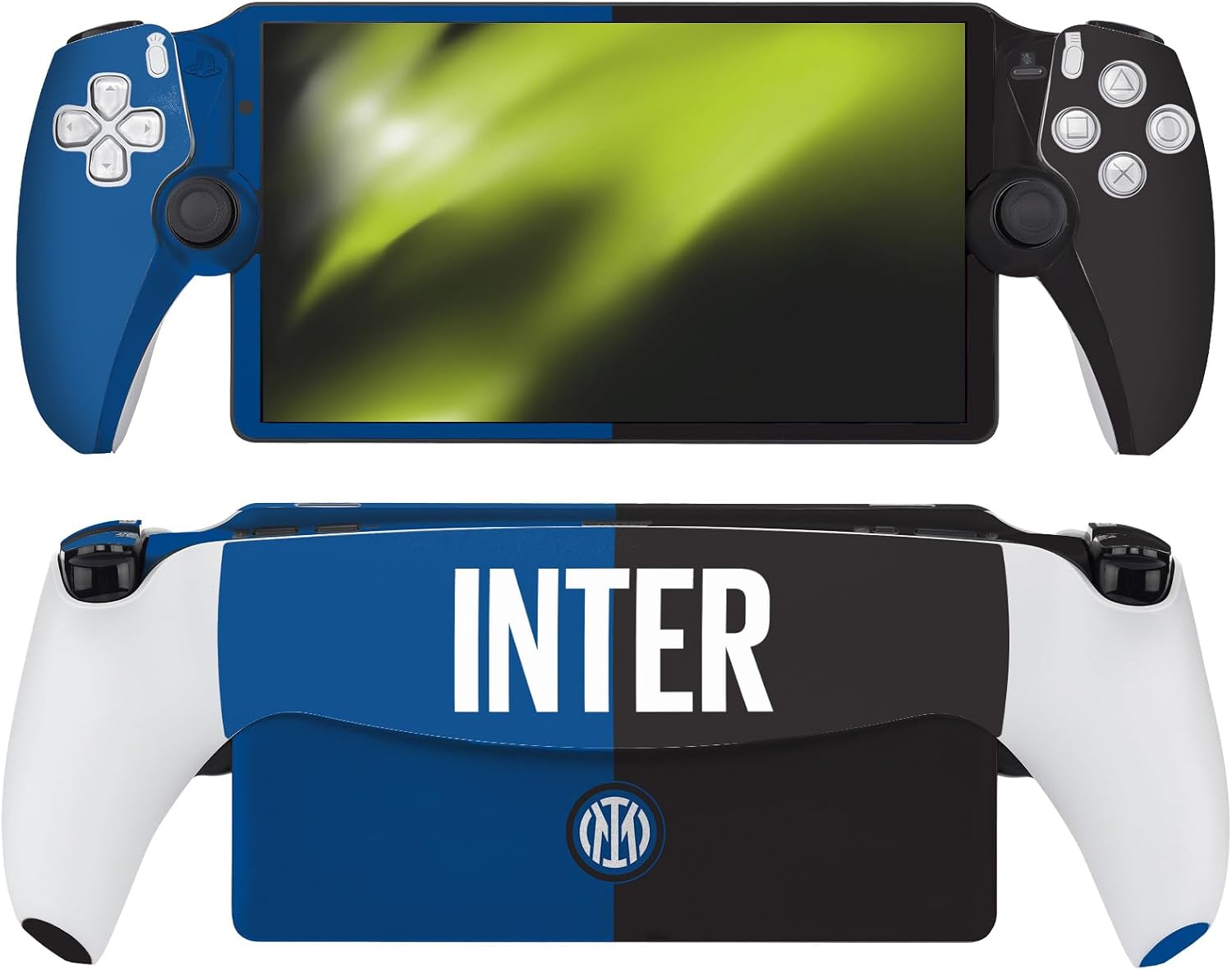 Head Case Designs Officially Licensed Inter Milan Inter Milano Logo Badge Vinyl Sticker Skin Decal Cover Compatible with Sony PS5 PlayStation PS Portal