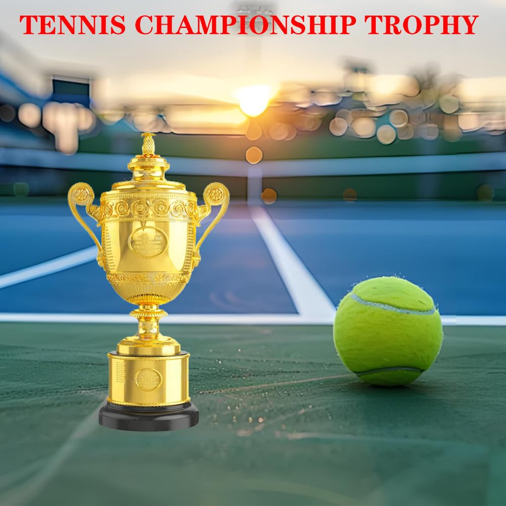 Mini Trofeo del Abierto Británico de Tenis Réplica de Copa de Campeones del Grand Slam Coleccionables y Souvenirs para Aficionados Adornos para Oficina y Hogar Regalos para Hombres