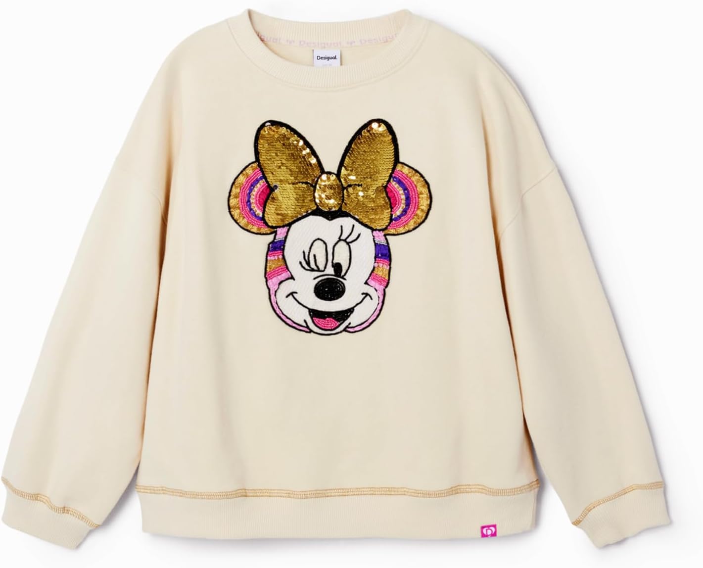 Desigual Girls' Girl Knit Sweat Long Sleeve
