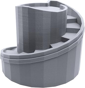 EnderToys Tower with Staircase, Terrain Scenery for Tabletop 28mm Miniatures Wargame, 3D Printed and Paintable