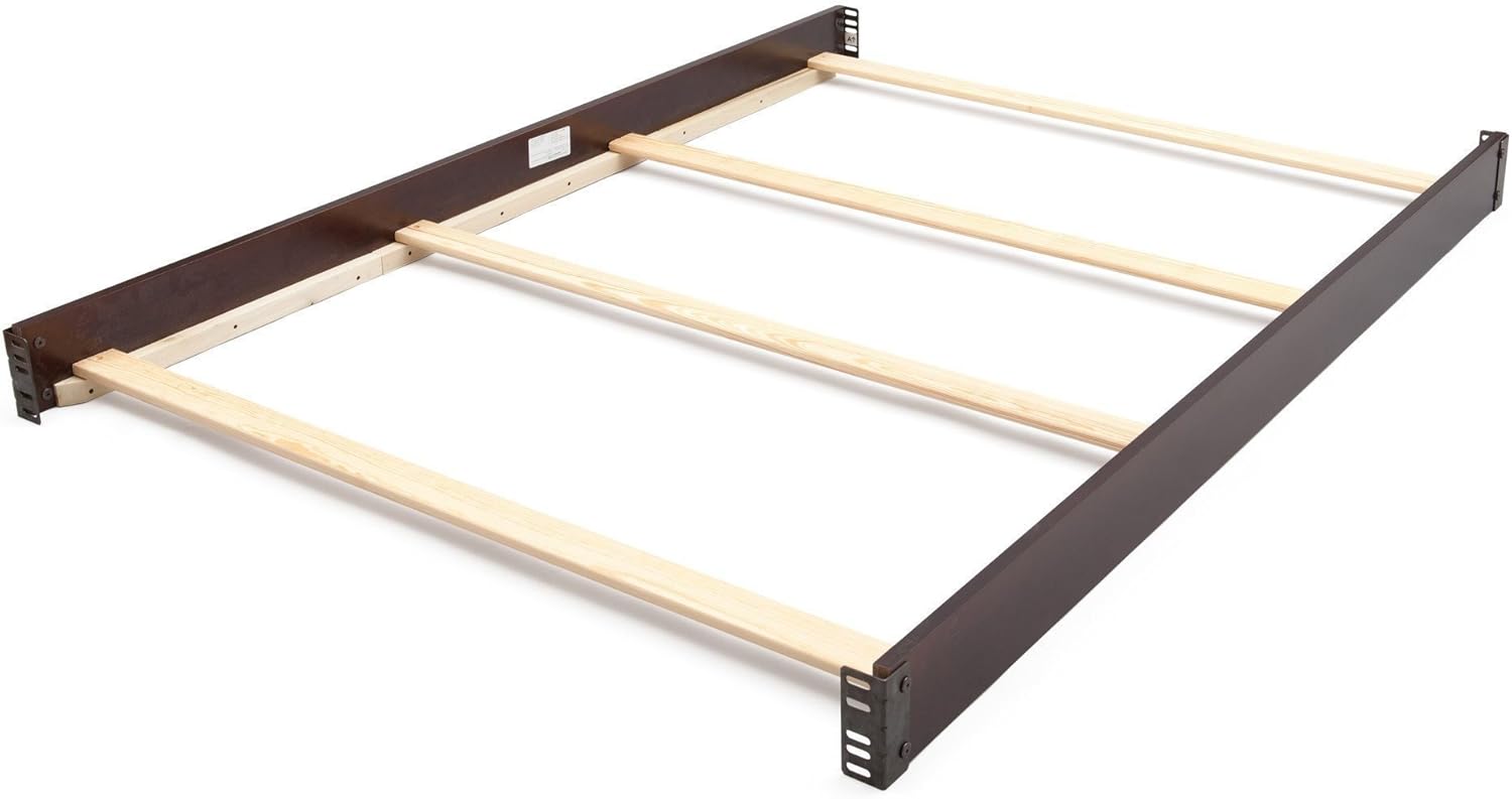 FullSize Conversion Kit Bed Rails for Delta Children Cribs (Black Cherry Espresso