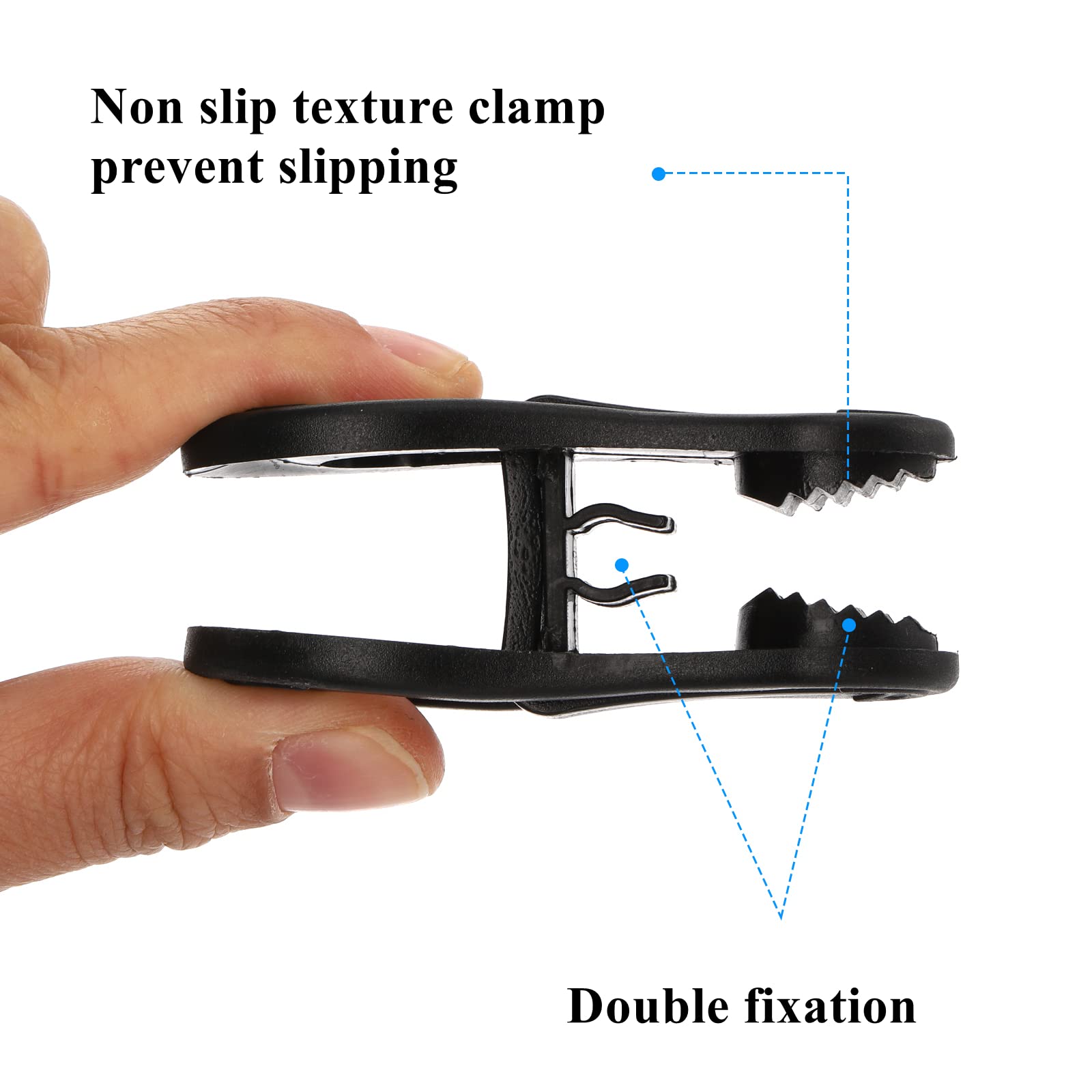 Yopay 50 clips para perchas, fuerte pellizco fácil de enganchar ropa pantalones colgadores, clips de plástico multiusos para niños para el hogar, oficina, viajes, manualidades