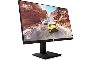 HP 27-Inch QHD Gaming Monitor with AMD FreeSync Premium and Tilt/Height Adjustment