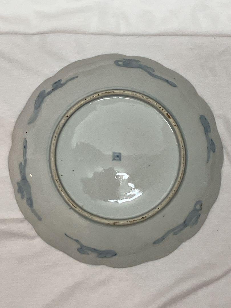 伊万里 なます皿 陶器 明治時代 直径21.5cm 鳳凰希少 伊万里 なます皿