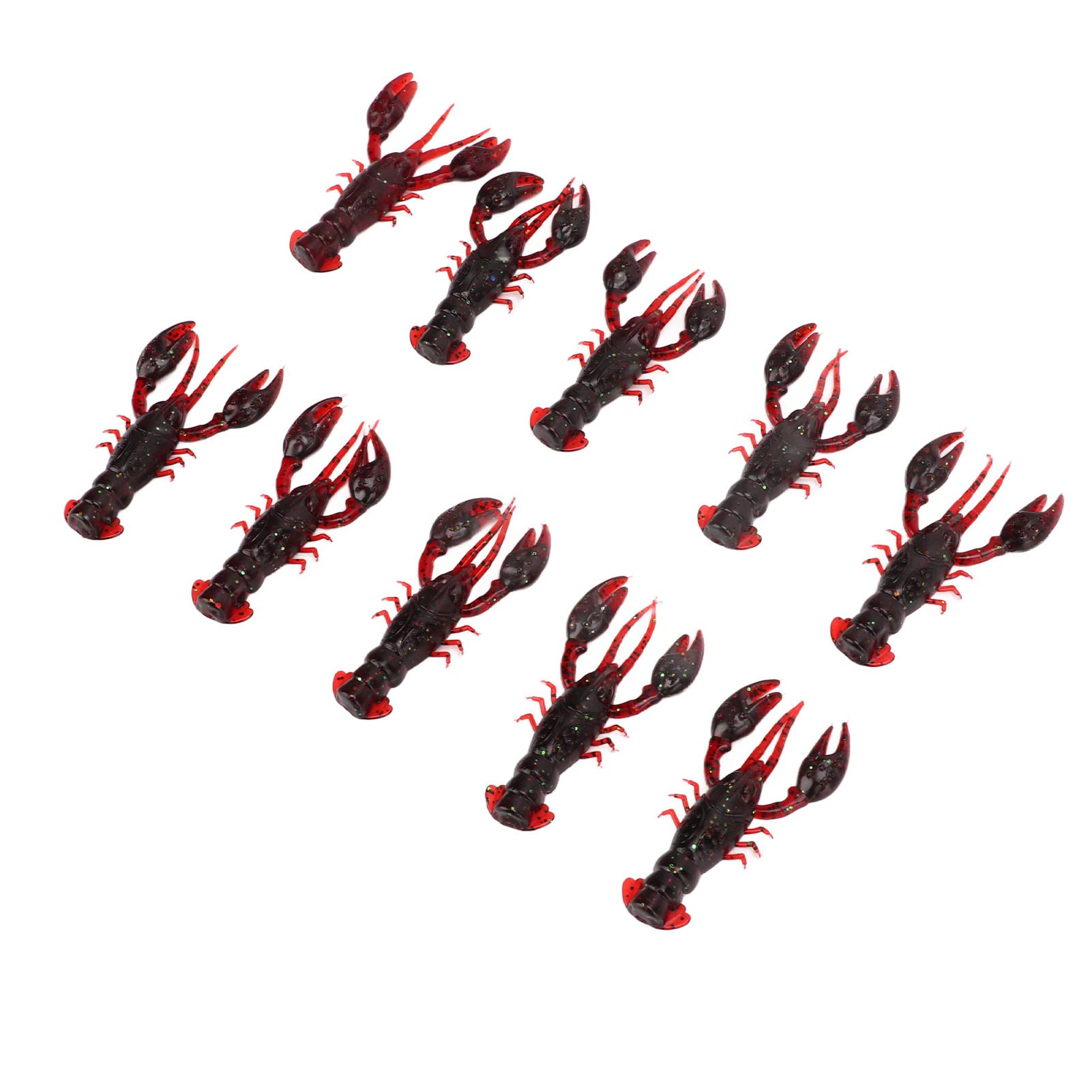 Señuelos de Pesca, 10 Piezas de Señuelo de Pesca Blando, Cebo Blando de Cangrejo, 10 Piezas de Señuelo de Pesca Blando, Cebo de Cangrejo, Cebos de Señuelo Blandos Artificiales de