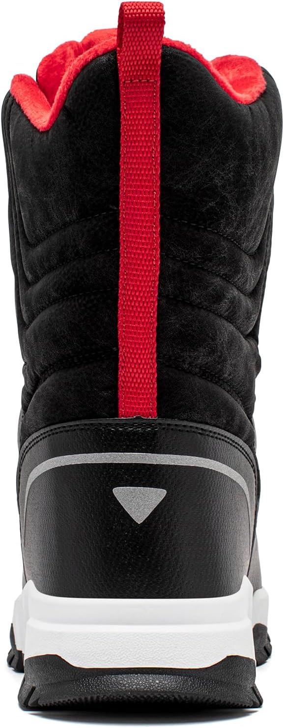 HOBIBEAR Kids Snow Boots Boys Girls Mid Calf
