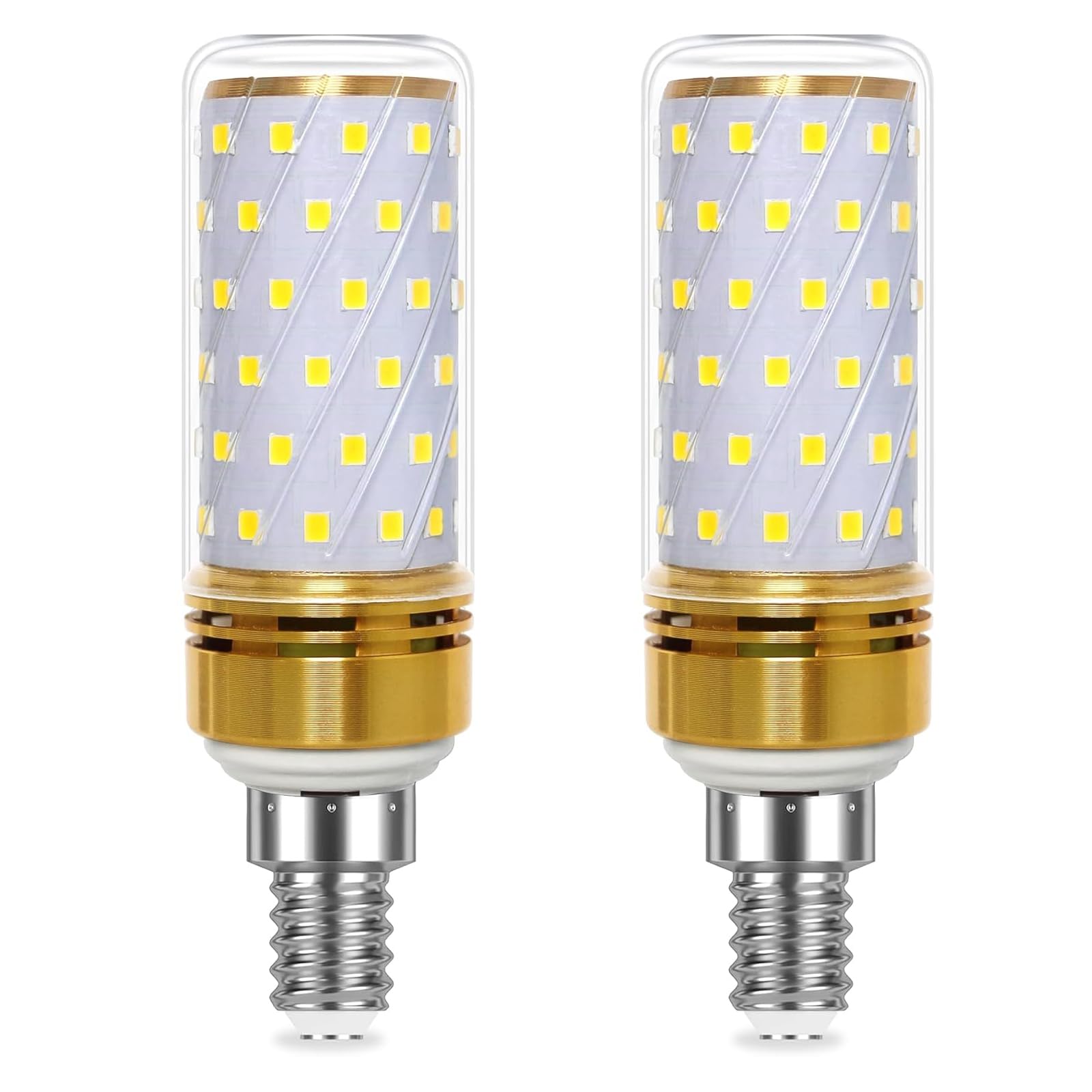 Jiotouhu E14 LED Corn Light Bulb, 9W, E14 90W Halogen Bulbs Equivalent, Cold White 6000K, 900LM, 175V-265V
