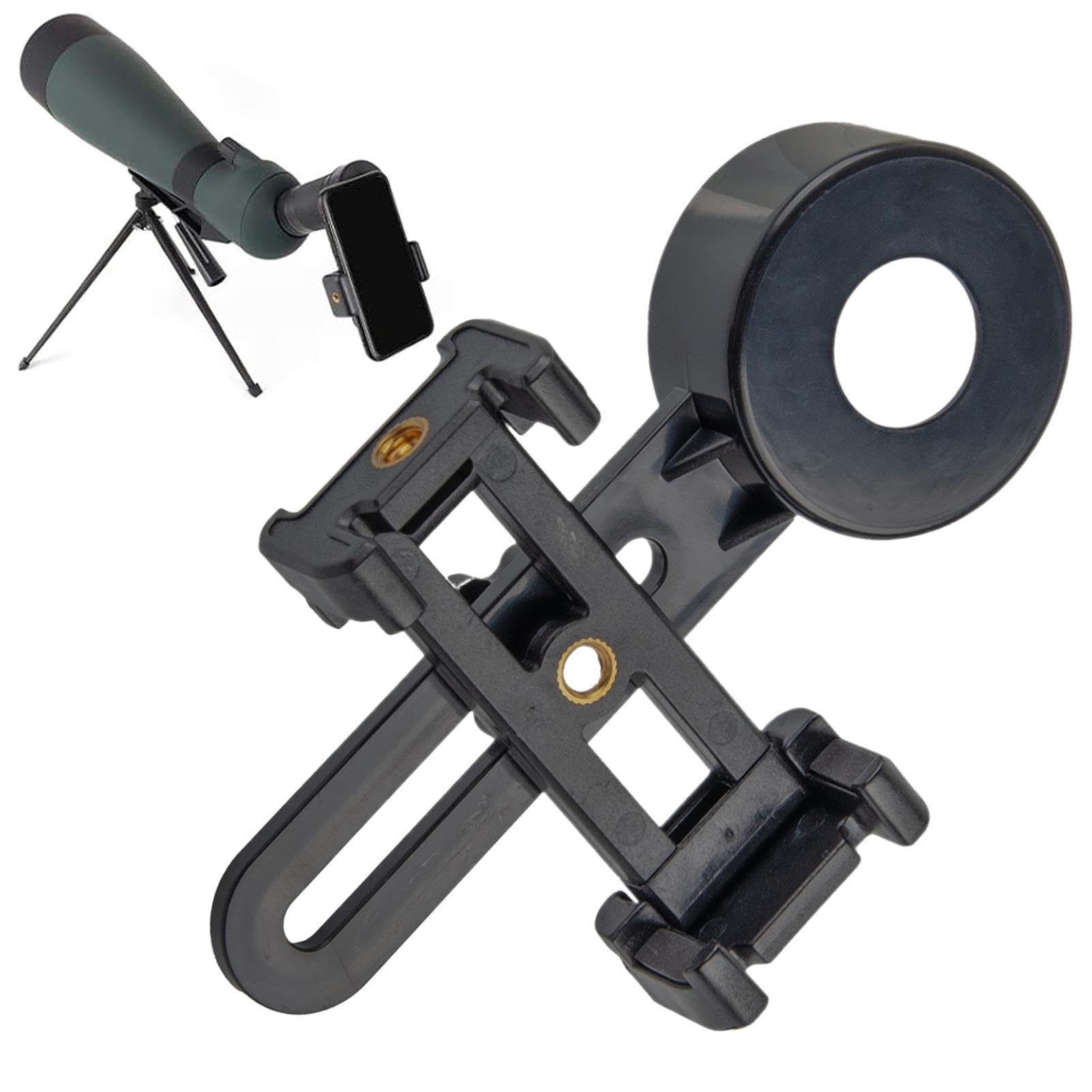 Adattatore universale smartphone fotografia, supporto cellulare compatibile binocolo e monoculare Parole chiave: supporto telefono binocolo, adattatore ottica fotografica