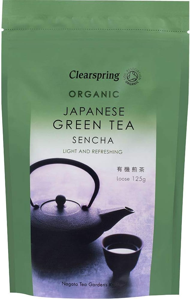 Clearspring Organic Japanese Green Tea Sencha Loose, 125g