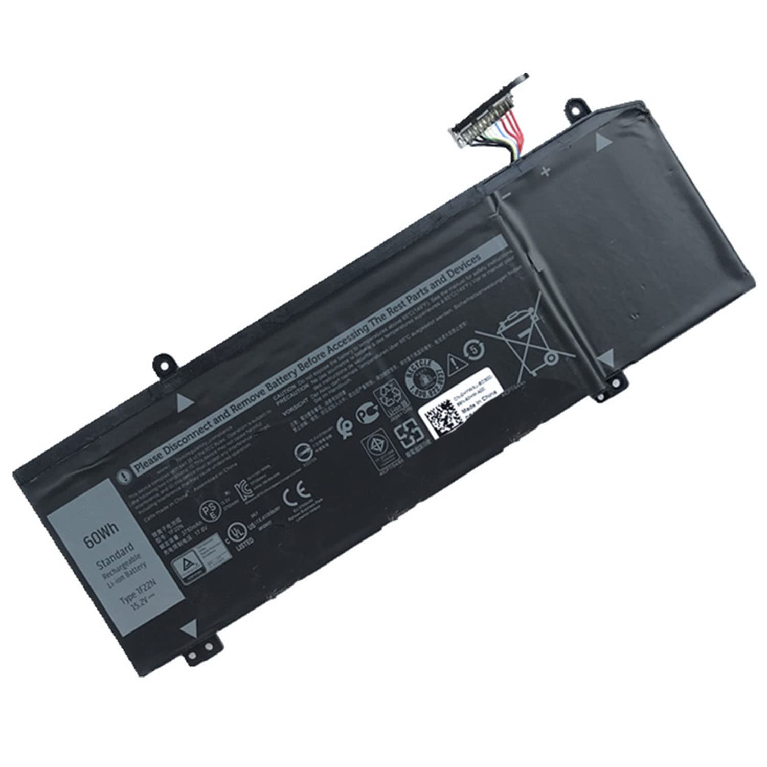 Amazon.co.jp: 互換 1F22N 15.2v 60WH 適用されます G7 7590 7790 M15-R1 M15 M17 M17-R1  P82F P79F ALW17M-R3735S ALW17M-D2956R 交換用 の電池バッテー : パソコン・周辺機器