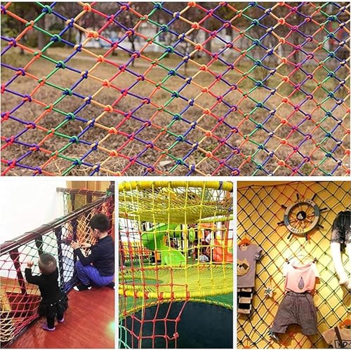 Filet d'escalade extérieur pour enfants 2x3m coloré