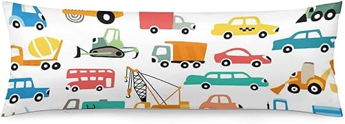 Fundas de almohada de poliéster con diseño de caricaturas, fundas de almohada suaves para sofá cama, 20 x 54 pulgadas