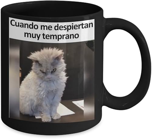 Miniatura 2 de CUANDO ME LEVANTAN TEMPRANO - Taza café, tazas para café divertidas, tazas de café personalizadas, taza de café inspiradoras, taza grande de cafe