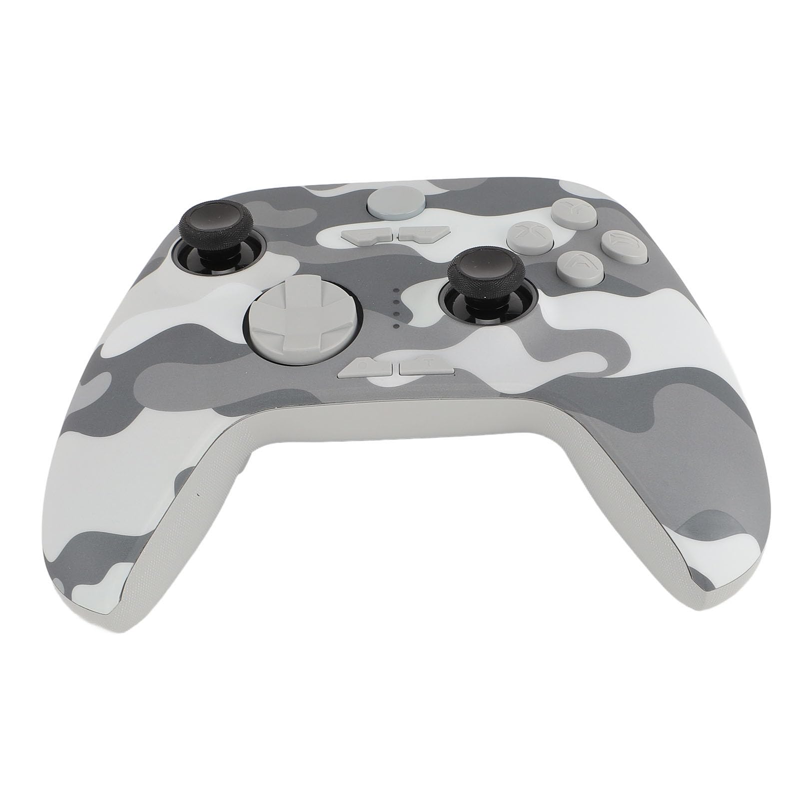 Cuifati Controller da Gioco Dual Hall Triggers, Gamepad RGB Giroscopico a 6 Assi per PC, Steam Deck, IOS, 10/11 - Ergonomico Antiscivolo, Batteria da 1000 MAh, 22 Ore di Riproduzione (grigio