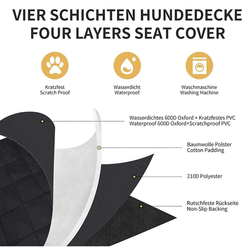 Funda Maletero de Coche Perros para Savoy, Antideslizante Impermeable Protector de Maletero Duradero Resistente Accesorios