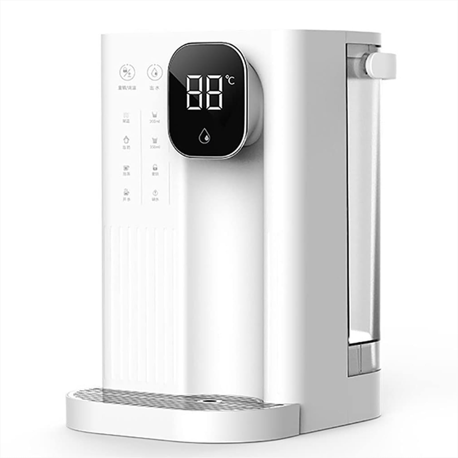 Distributeur d'eau Chaude Instantanée, Machine À Eau Chaude, Réservoir d'eau De 2,8 L pour Thé Et Café, Contrôle De Température À 4 Niveaux, Sécurité Enfant, Protec