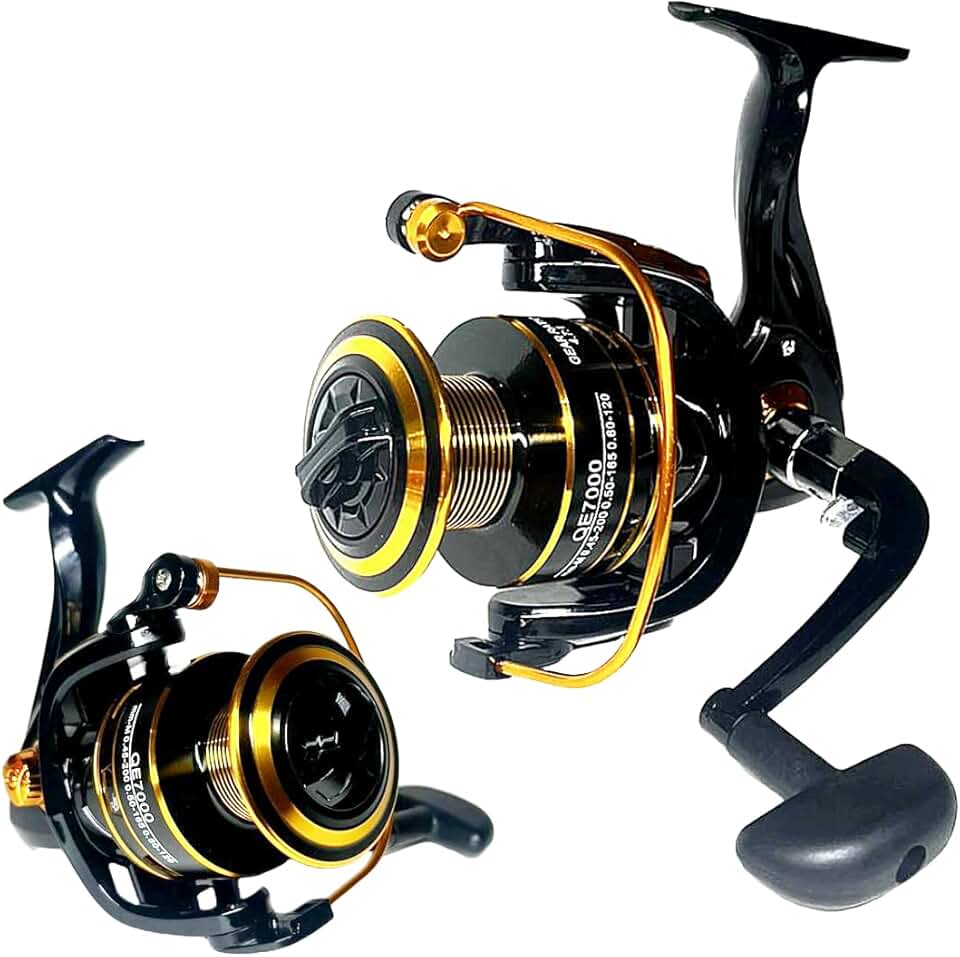 MARURI, MOLINETE DE PESCA ALTO MAR QE 7000-14 ROLAMENTOS - DRAG:20KG - CARRETEL ALUMINIO