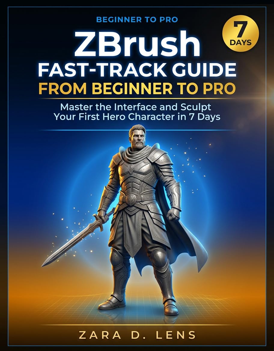 ZBrush pour débutant pour surmonter l'interface complexe et sculpter en 7 jours