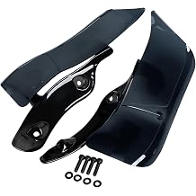Smoke Adjustable Fairing Air Deflectors Side Wing Windshield for Harley Road Glide 2015-2023