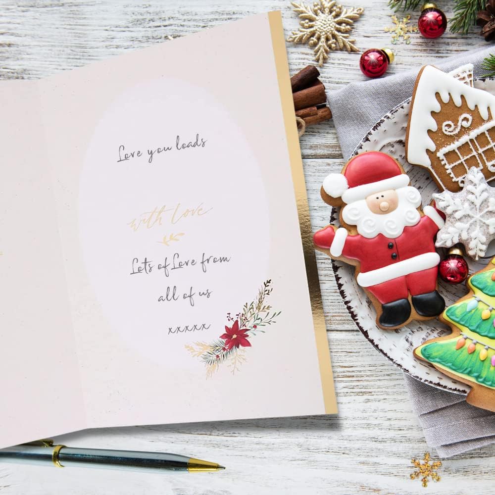 Clintons: Robins & Flowers Dad & Wife Christmas Card, Multi-Colour, 155 x 235 (1171407) - Image 4