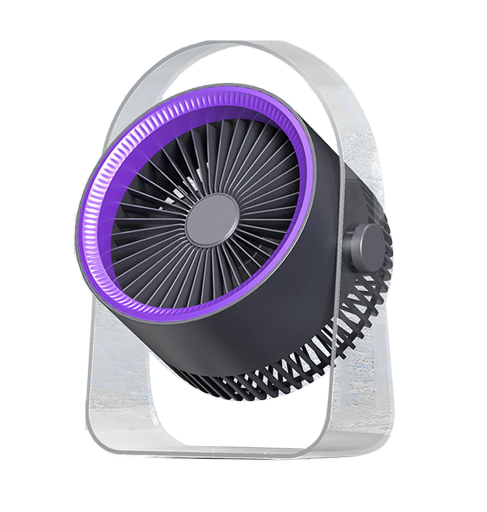 NRVTRE Desktop Fan USB Rechargeable Wall Mounted 3 Speeds Fan Circulating Cooling for Desktop Use USB Rechargeable