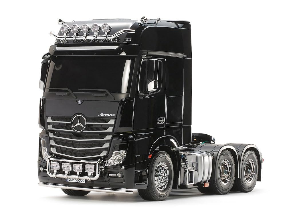 TAMIYA 300056348 1: 14 RC MB Actros 3363 giga SP. 6 X 4, Nero