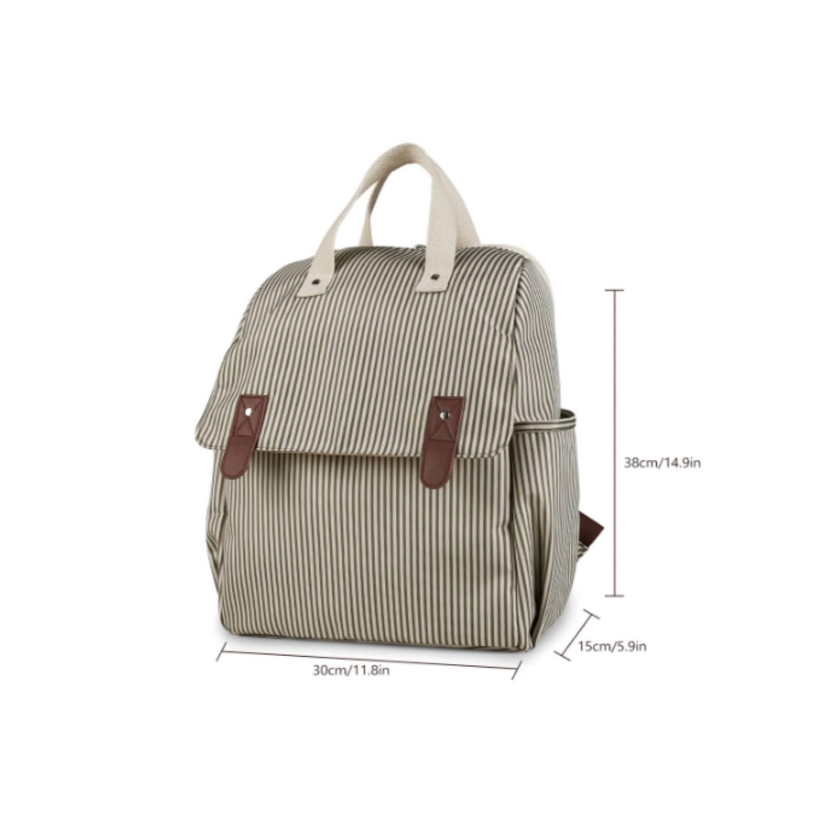 Mochila Pañalera Práctica Pañalera Mochila Libres Bolso Pañales con Cambiador para Padres, s, Guarría, style to 1